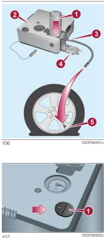 REPARATIE VAN BANDEN EN DRUK HERSTEL PROCEDURE