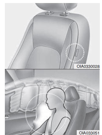 Side air-bags (indien van toepassing)