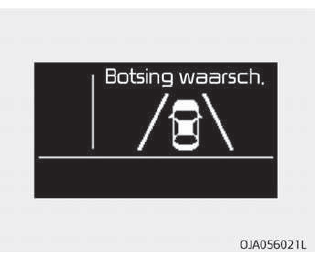 Botsing waarschuwing (2e waarschuwing)