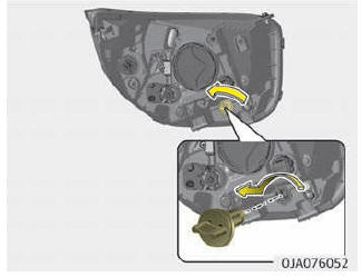 Lamp parkeerlicht vervangen (koplamp type A)