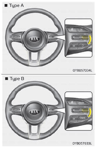 Snelheid cruise control instellen