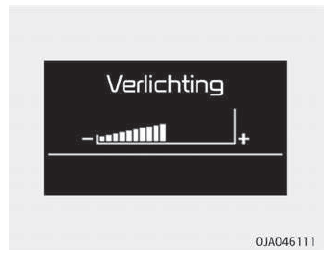 Verlichting instrumentenpaneel