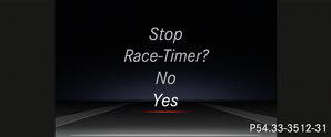 RACETIMER stoppen 